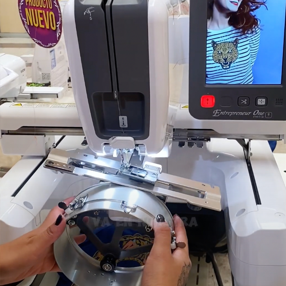 M�quinas de bordado, costura, confecci�n y serigrafia