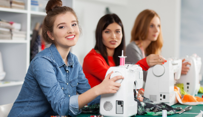 M�quinas de bordado, costura, confecci�n y serigrafia