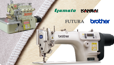 M�quinas de bordado, costura, confecci�n y serigrafia